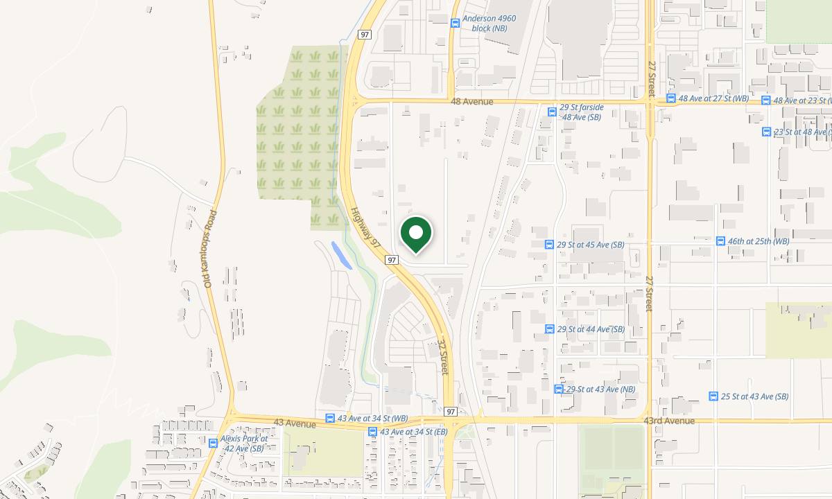 Map of Back Nine Indoor Golf Vernon