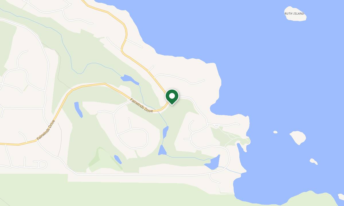 Map of Fairwinds Golf Club