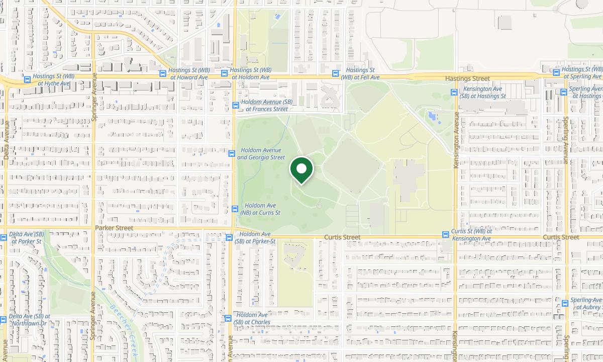 Map of Kensington Pitch & Putt
