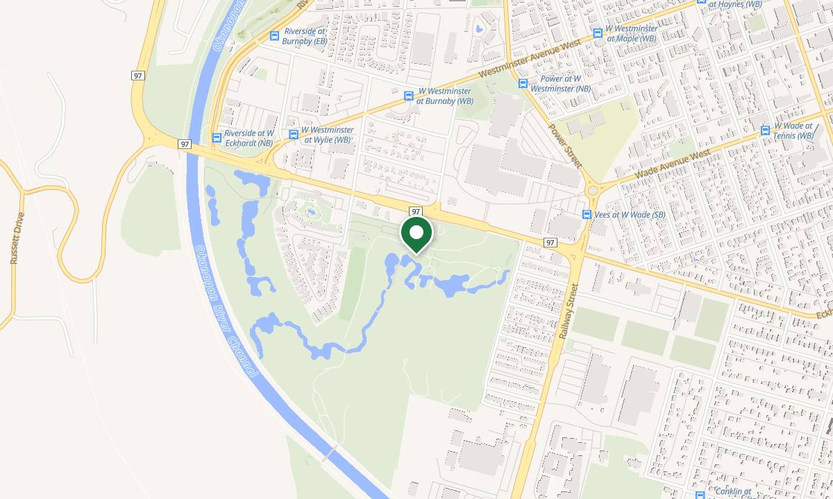Map of Penticton Golf & Country Club