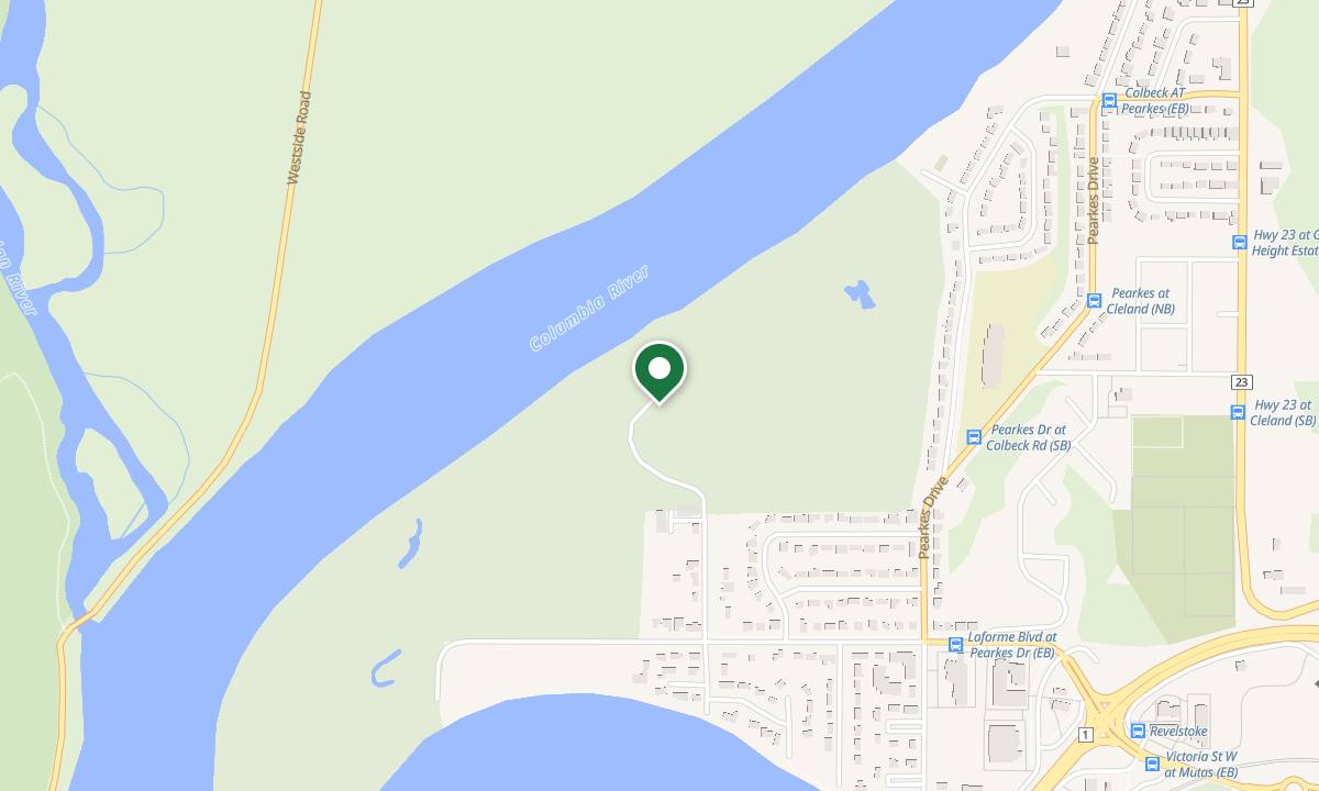 Map of Revelstoke Golf Club