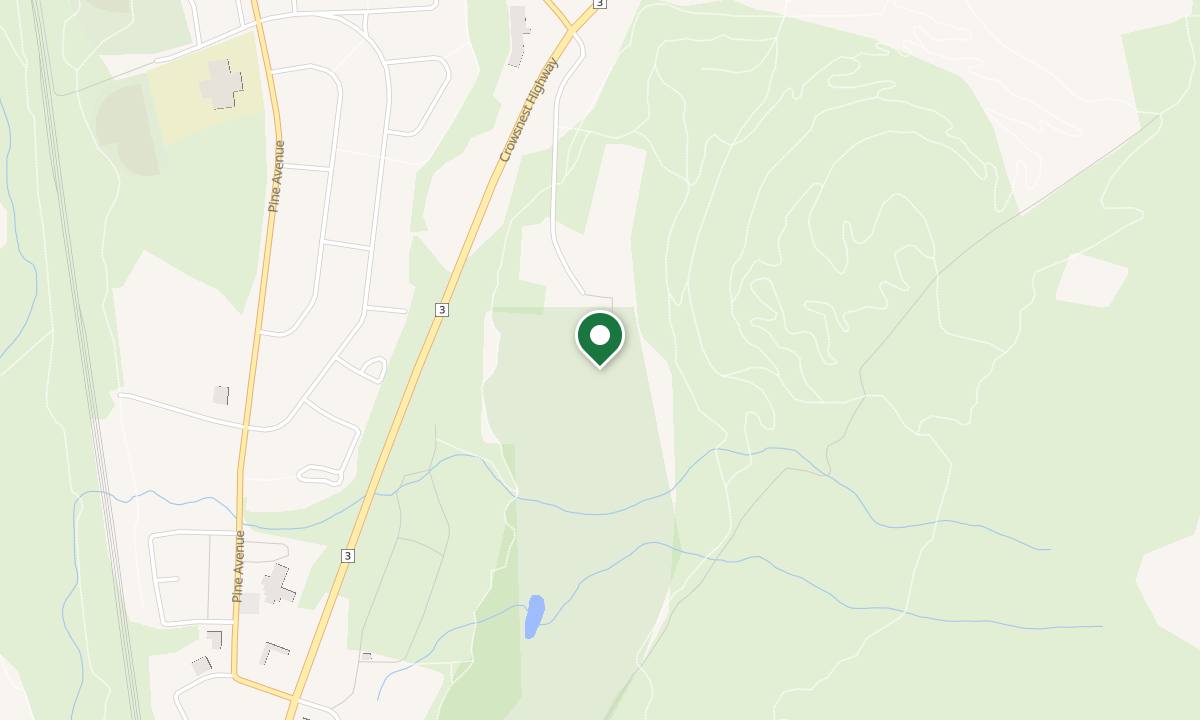 Map of Sparwood Golf Club
