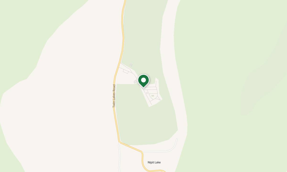 Map of Twin Lakes Golf Course & RV Park