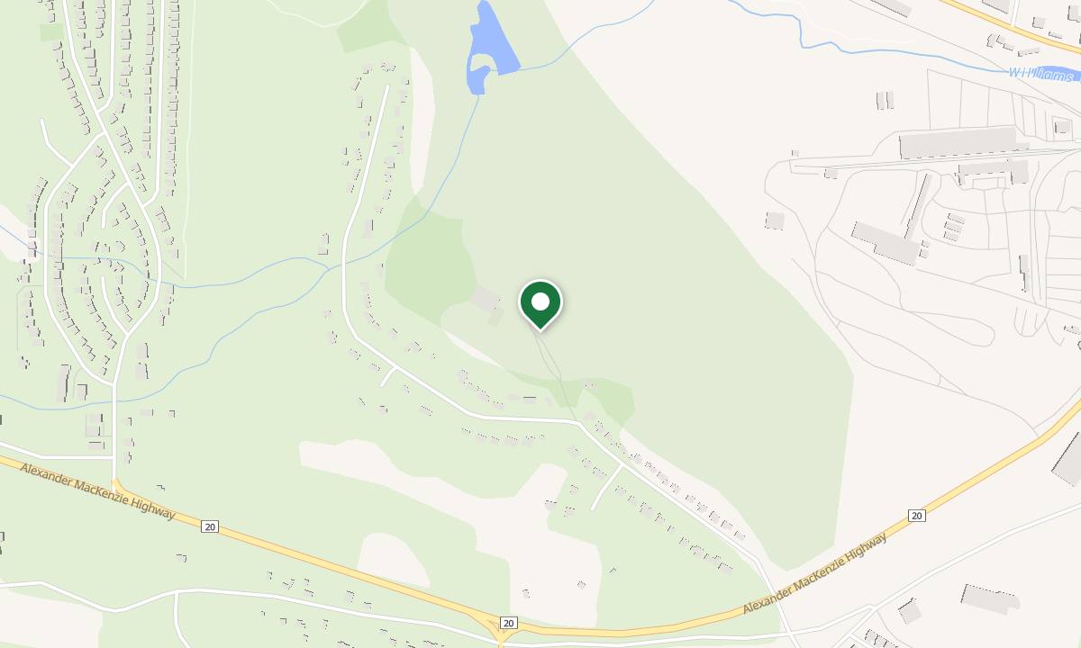 Map of Williams Lake Golf & Tennis Club